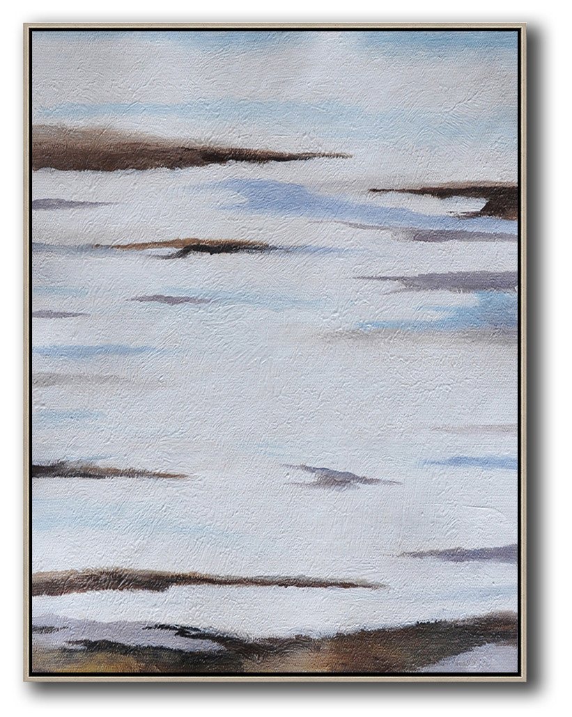 Vertical Abstract Landscape Art #DH14B - Click Image to Close